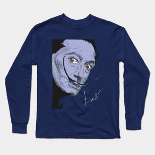 Portrait of Salvador Dalí Long Sleeve T-Shirt